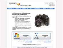 Tablet Screenshot of contenta-orfconverter.com